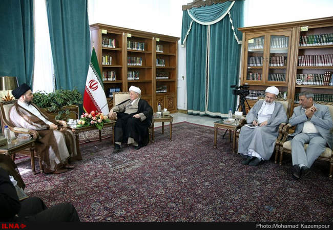 دیدار رئیس مجلس اعلای عراق با آیت الله هاشمی رفسنجانی
