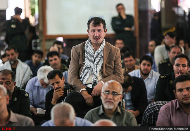 حضور مسئولان و فرماندهان نظامی در مراسم بزرگداشت شهید محسن حججی