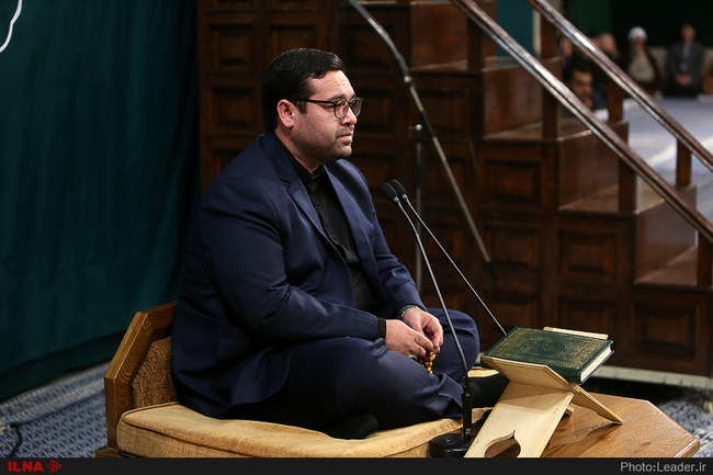 مراسم عزاداری ایام شهادت حضرت فاطمه‌زهرا(س) با حضور رهبر معظم انقلاب