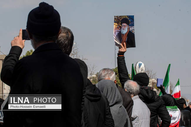 راهپیمایی مردم تهران در اعلام انزجار از جنایات آمریکا و رژیم صهیونیس