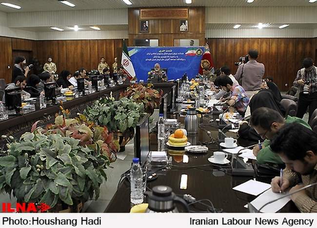 نشست خبری فرمانده نیروی زمینی ارتش