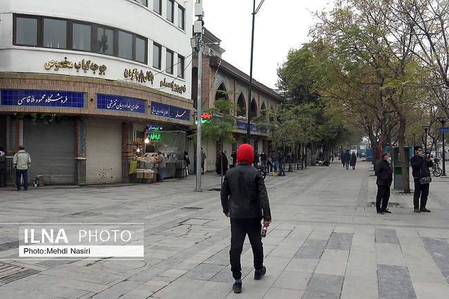 بازار تهران در هشتمین روز از طرح محدودیتهای کرونایی 
