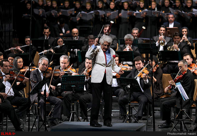 کنسرت ارکستر موسیقی ملی به رهبری لوریس چکناواریان