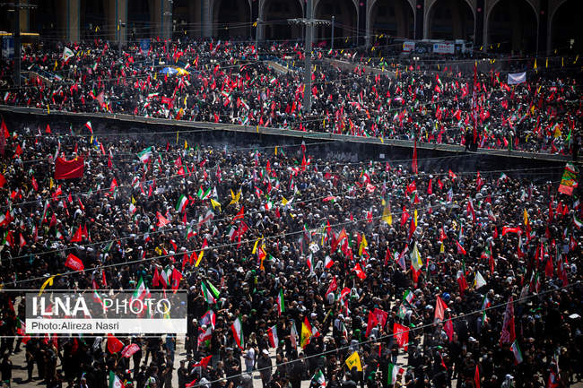  دومین روز مراسم وداع با رهبر شهید انقلاب در مصلای تهران/ 12