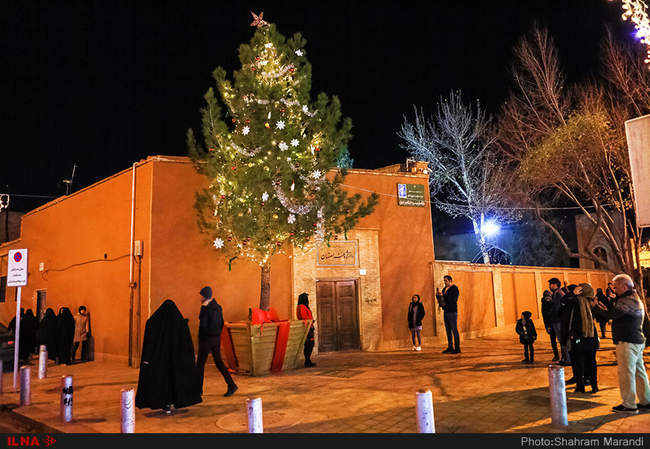 حال وهوای کریسمس در محله جلفا اصفهان