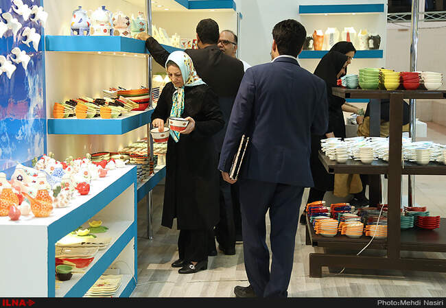 افتتاح پنجمین نمایشگاه بین‌المللی صنایع دستی کشور 