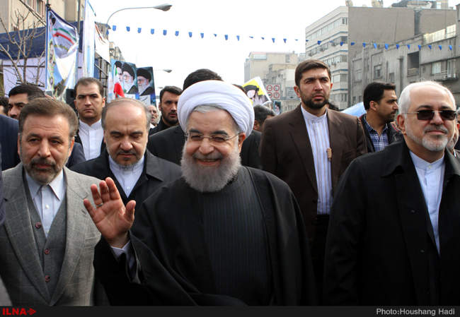 راهپیمایی یوم الله ۲۲ بهمن در تهران / ۱