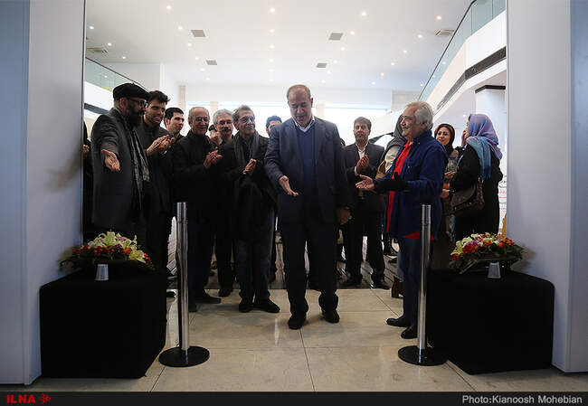 گزارش تصویری از افتتاح نگارخانه «استاد قباد شیوا» 