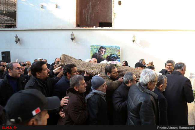 مراسم تشییع پیکر ناصر انتظاری