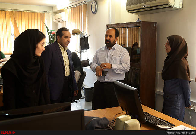 بازدید حسین انتظامی معاون امورمطبوعاتی و  اطلاع رسانی  وزارت ارشاد ا