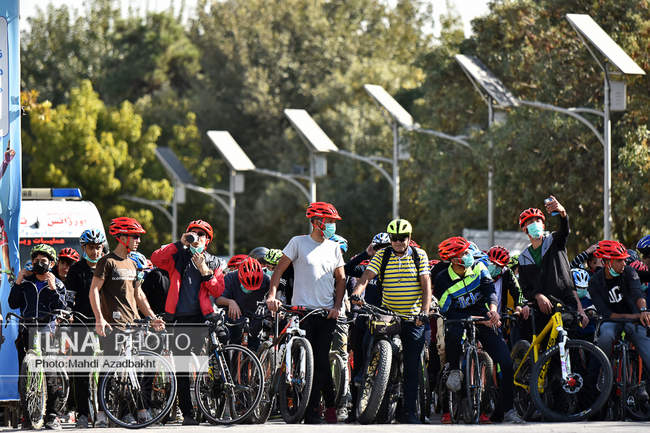 نهمین دوره همایش دوچرخه سواری همیاران پلیس