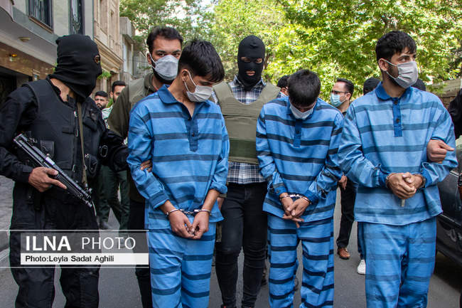 بازسازی صحنه درگیری مسلحانه در میرداماد