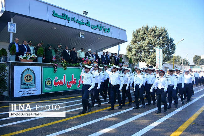 برگزاری صبحگاه مشترک نیروهای مسلح قزوین با حضور معاون پارلمانی رئیس 