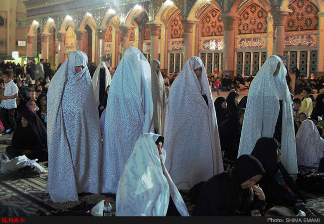 مراسم احیای شب بیست سوم ماه رمضان در مسجد جمکران