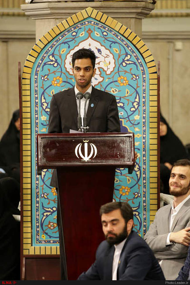 دیدار جمعی از دانشجویان و نمایندگان تشکل‌های دانشجویی با مقام معظم 