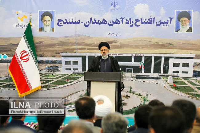 افتتاح راه‌آهن سنندج .تهران .همدان با حضور رییس‌جمهور 