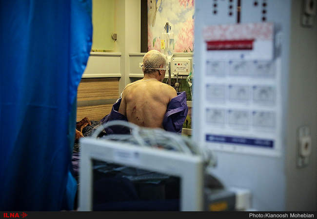 مصدومان زلزله غرب ایران در بیمارستان های تهران