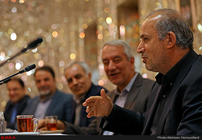 دیدار رئیس و هیات رئیسه فدراسیون فوتبال با دکتر علی لاریجانی