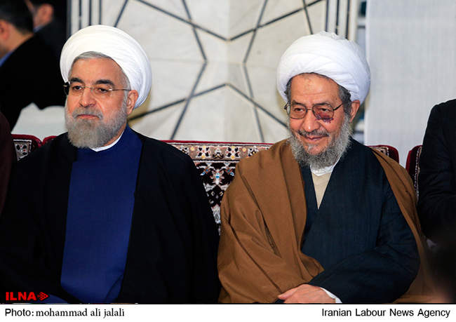 دیدار رئیس جمهور با علما و طلاب حوزه علمیه قم