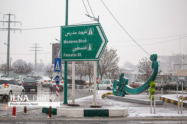  برف زمستانی
