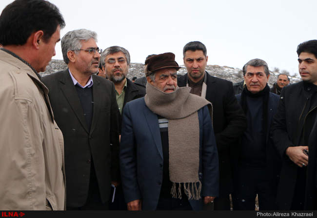 مراسم کلنگ زنی پایانه نوبت دهی کامیون های ترانزیتی در مرز بازرگان 