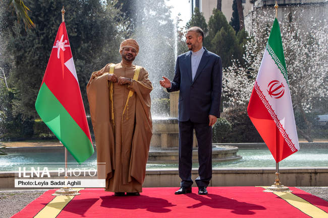 دیدار وزرای خارجه ایران و عمان
