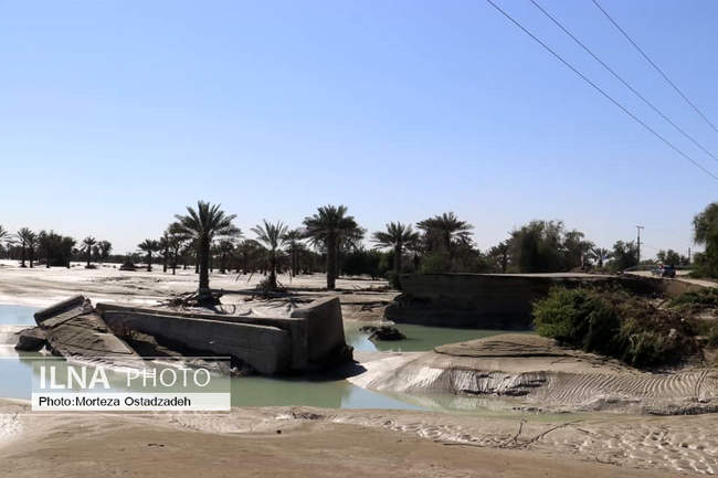 سیل در شرق شهرستان جاسک