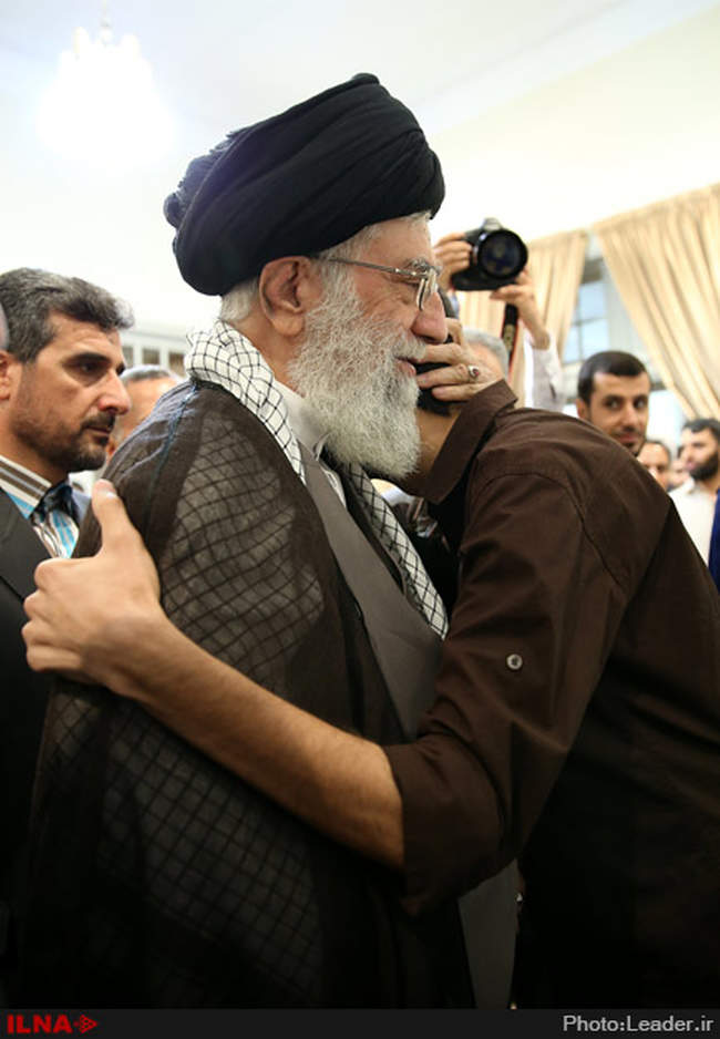 دیدار جمعی از بسیجیان مدال آور المپیادهای علمی با رهبر انقلاب