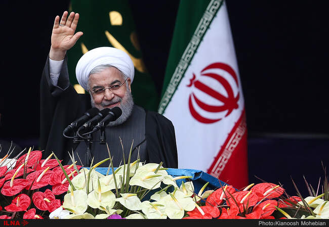 سخنرانی رئیس جمهور در مراسم راهپیمایی ۲۲ بهمن