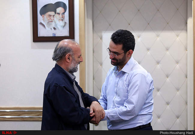 دیدار علیرضا محجوب دبیرکل خانه کارگر با وزرای دولت دوازدهم