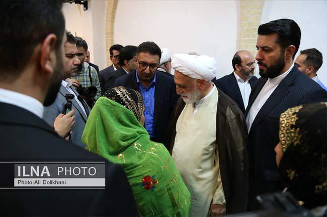 دیدار رئیس قوه قضاییه با جمعی از کارگران هرمزگان