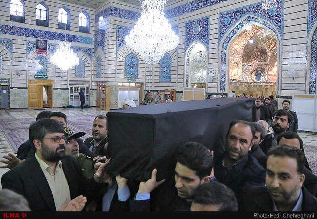 مراسم تشییع و تدفین پیکر آیت الله هاشمی شاهرودی در قم