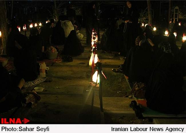 مراسم احیا شب بیست و یکم در بهشت زهرا