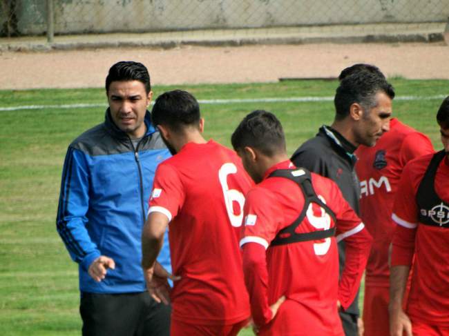 گزارش تصویری تمرین امروز نساجی