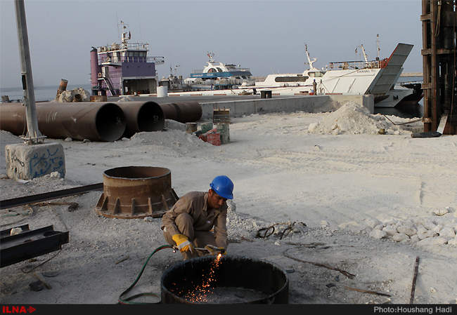 بازدید از پروژه های جدید منطقه آزاد کیش
