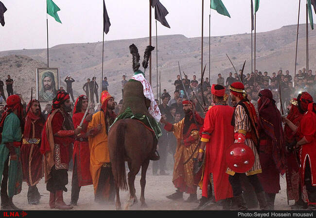 تعزیه حضرت عباس (ع) در بخش اسیر شهرستان مُهر استان فارس