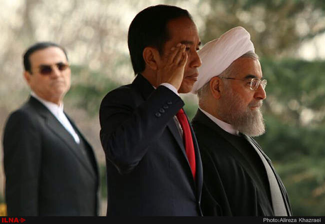 مراسم استقبال از رییس جمهوری اندونزی