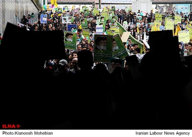 مراسم راهپیمایی یوم الله ۲۲ بهمن در تهران