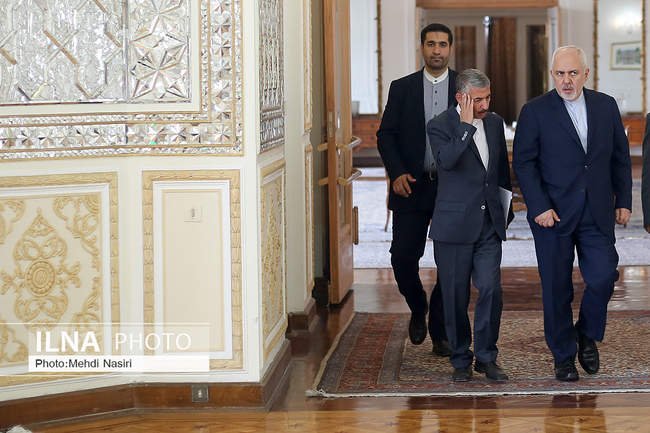 دیدار  معاون منطقه‌ای وزیر امور خارجه بلاروس با محمدجواد ظریف