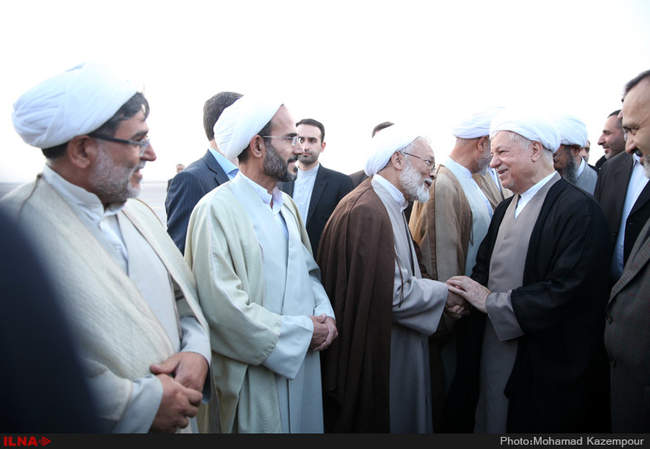 ورود رئیس مجمع تشخیص مصلحت نظام به مشهد
