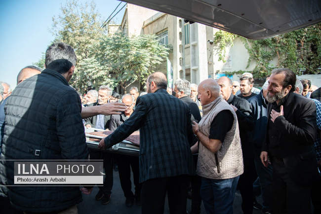 مراسم تشییع محمد تاجزاده 