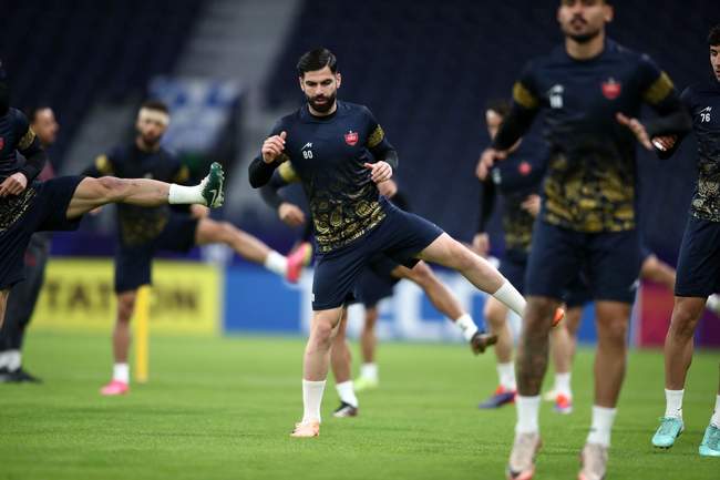 گزارش تصویری: برگزاری آخرین تمرین پرسپولیس پیش از بازی با الهلال