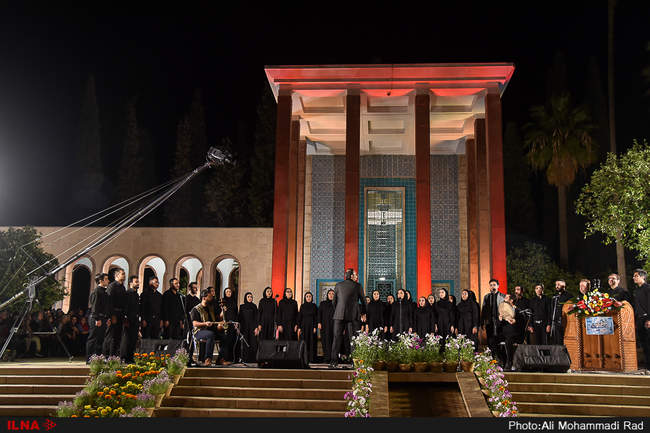 آیین بزرگداشت زادروز سعدی شیرازی در سعدیه شیراز