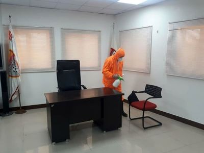 آماده‌سازی اتاق مخصوص تست کرونا در باشگاه فولاد