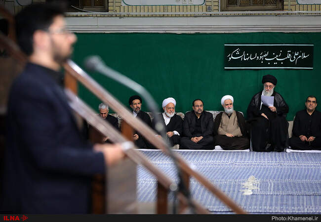 مراسم عزاداری اربعین حسینی با حضور هیات‌های دانشجویی در حسینیه امام خمینی(ره)