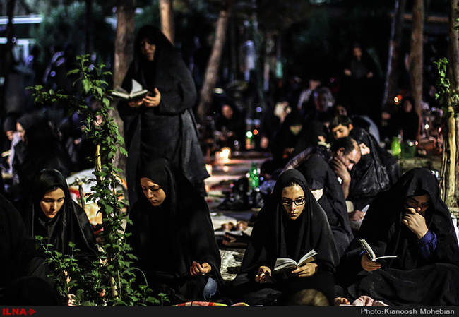 مراسم احیای شب بیست و یکم ماه رمضان-بهشت زهرا(س)