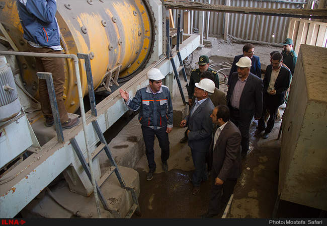 مراسم کلنگ زنی معدن مس تکنار با ظرفیت420 تن در شهرستان بردسکن خراسان ر�