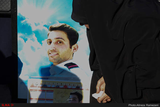 مراسم اولین سالگرد شهدای آتش نشان حادثه پلاسکو
