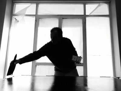 آخرین نمایشگاه بابک اطمینانی در بنیاد لاجوردی+فیلم