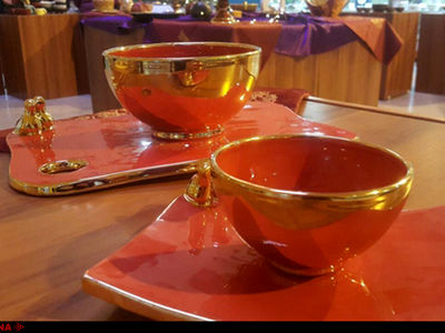 نمایشگاه ظروف کاربردی و تزیینی شب یلدا در سازمان میراث‌فرهنگی